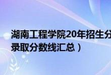 湖南工程學(xué)院20年招生分?jǐn)?shù)線（2021湖南工程學(xué)院各專業(yè)錄取分?jǐn)?shù)線匯總）