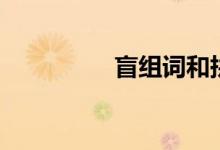 盲組詞和拼音（盲組詞）