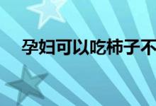 孕婦可以吃柿子不（孕婦可以吃柿子不）