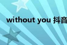 without you 抖音（without you 歌詞）