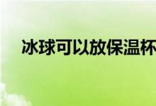冰球可以放保溫杯里嗎（冰球可以打架）