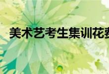 美術(shù)藝考生集訓花費要多少錢（花費大嗎）