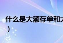 什么是大額存單和大額存款（什么是大脖子?。?class=
