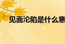 見面淪陷是什么意思（淪陷是什么意思）