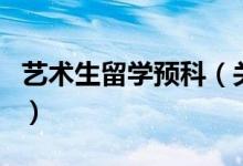 藝術(shù)生留學(xué)預(yù)科（關(guān)于藝術(shù)生留學(xué)預(yù)科的介紹）