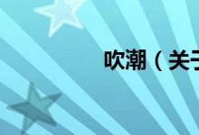 吹潮（關于吹潮的介紹）