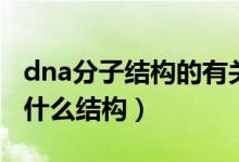 dna分子結(jié)構(gòu)的有關(guān)計(jì)算（dna分子的結(jié)構(gòu)是什么結(jié)構(gòu)）