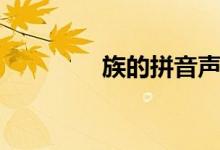 族的拼音聲調（族的拼音）