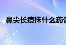 鼻尖長痘抹什么藥膏（鼻尖長痘怎么回事）