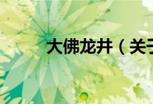 大佛龍井（關于大佛龍井的介紹）