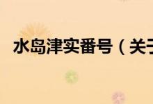 水島津?qū)嵎枺P(guān)于水島津?qū)嵎柕慕榻B）