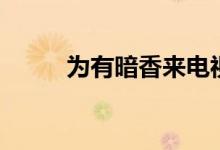 為有暗香來(lái)電視?。橛邪迪銇?lái)）