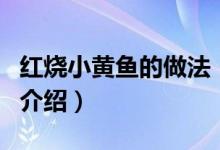 紅燒小黃魚的做法（關(guān)于紅燒小黃魚的做法的介紹）