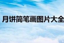月餅簡筆畫圖片大全大圖（月餅圖片簡筆畫）