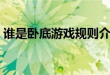 誰是臥底游戲規(guī)則介紹（誰是臥底游戲規(guī)則）
