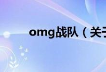 omg戰(zhàn)隊(duì)（關(guān)于omg戰(zhàn)隊(duì)的介紹）