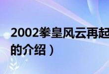 2002拳皇風(fēng)云再起（關(guān)于2002拳皇風(fēng)云再起的介紹）
