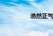 浩然正氣（浩然正氣）