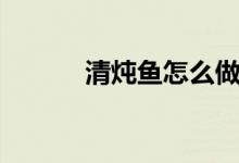 清燉魚(yú)怎么做（清燉魚(yú)怎么做）