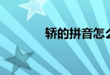 轎的拼音怎么拼（轎的拼音）