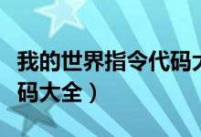 我的世界指令代碼大全下載（我的世界指令代碼大全）