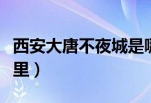 西安大唐不夜城是哪兒（大唐不夜城在西安哪里）