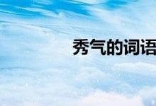 秀氣的詞語(yǔ)（秀氣的拼音）