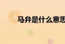 馬弁是什么意思（mb是什么意思）