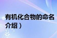 有機化合物的命名（關于有機化合物的命名的介紹）