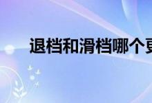 退檔和滑檔哪個更嚴(yán)重（有什么區(qū)別）