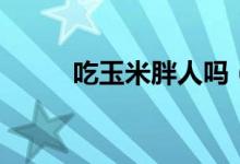 吃玉米胖人嗎（吃玉米會胖人嗎）