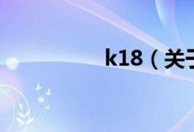 k18（關(guān)于k18的介紹）