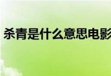 殺青是什么意思電影術(shù)語(yǔ)（殺青是什么意思）