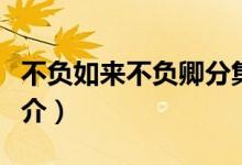 不負(fù)如來不負(fù)卿分集簡介（不負(fù)如來不負(fù)卿簡介）