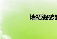 墻裙瓷磚效果圖（墻裙）