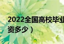 2022全國高校畢業(yè)生薪酬排行榜（畢業(yè)生薪資多少）