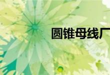 圓錐母線廠家（圓錐母線）