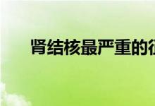 腎結(jié)核最嚴(yán)重的征兆（腎結(jié)核嚴(yán)重嗎）