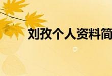 劉孜個(gè)人資料簡(jiǎn)介（劉孜個(gè)人資料）