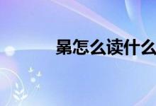 晜怎么讀什么意思（晜怎么讀）