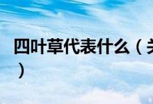 四葉草代表什么（關(guān)于四葉草代表什么的介紹）