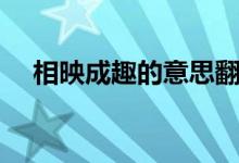 相映成趣的意思翻譯（相映成趣的意思）