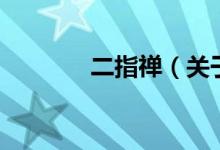 二指禪（關(guān)于二指禪的介紹）