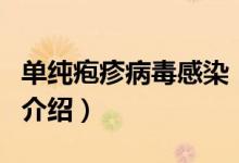 單純皰疹病毒感染（關于單純皰疹病毒感染的介紹）