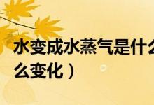 水變成水蒸氣是什么過(guò)程（水變成水蒸氣是什么變化）