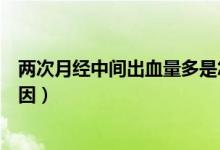 兩次月經中間出血量多是怎么回事（兩次月經中間出血的原因）