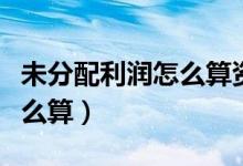 未分配利潤(rùn)怎么算資產(chǎn)負(fù)債表（未分配利潤(rùn)怎么算）