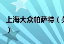 上海大眾帕薩特（關(guān)于上海大眾帕薩特的介紹）