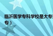 臨沂醫(yī)學?？茖W校是大專還是中專（臨沂醫(yī)專是大專還是中專）