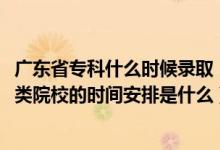 廣東省?？剖裁磿r候錄取（2022廣東高考?？其浫∨纹胀愒盒５臅r間安排是什么）